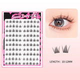 Self-Adhesive Lash Clusters Kit No Glue Individual Lashes Soft Idol False Eyelashes for Natural Volume Reusable Makeup Essential