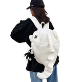 Cartoon Dinosaur Kawaii Backpack College Bag For Boy Girls Unisex Multifunction Waterproof Travel  Bag Fashion Funny School Bag