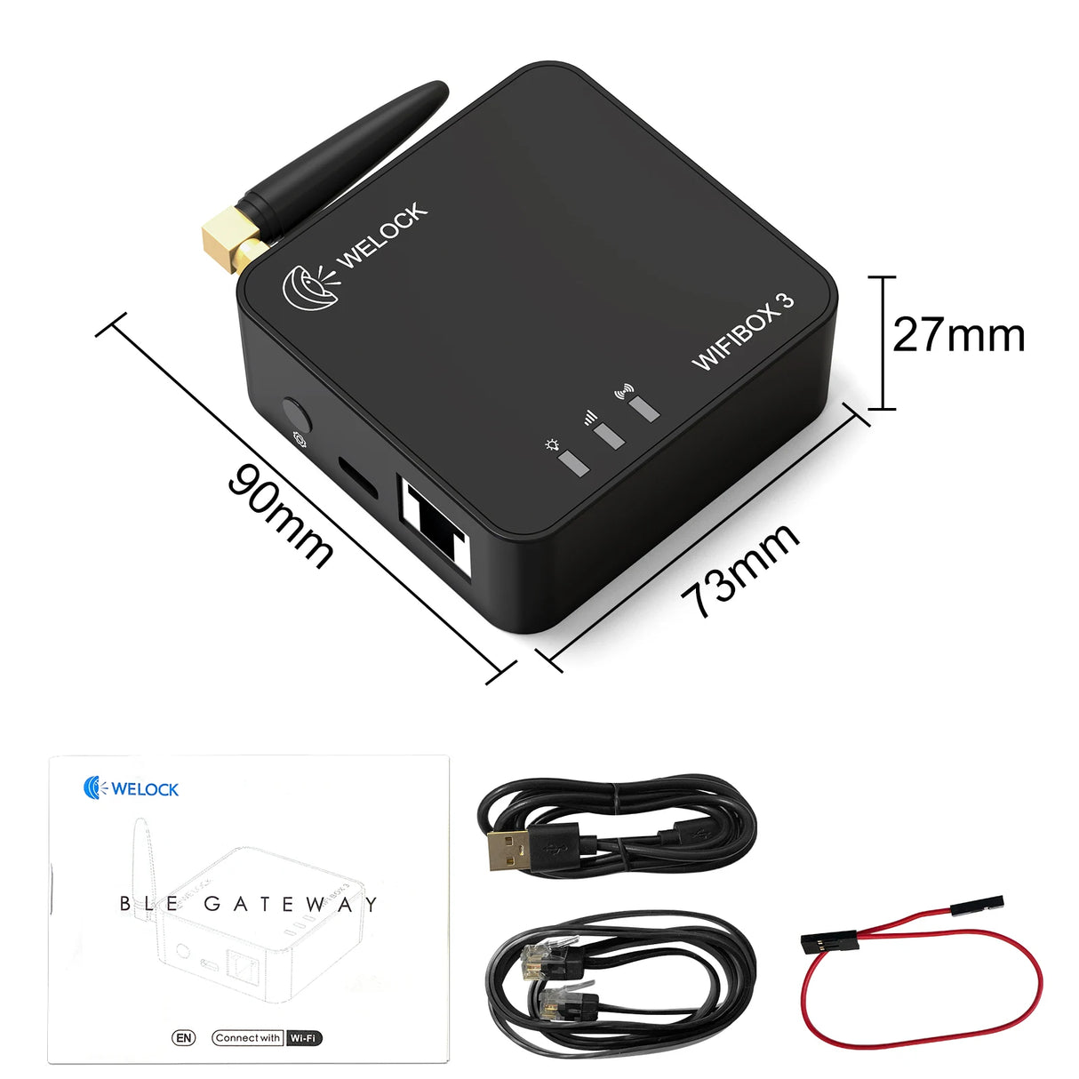 Welock Smart Lock Wifibox For Home Remote Unlocking And Connection With Alexa Wifi Gateway