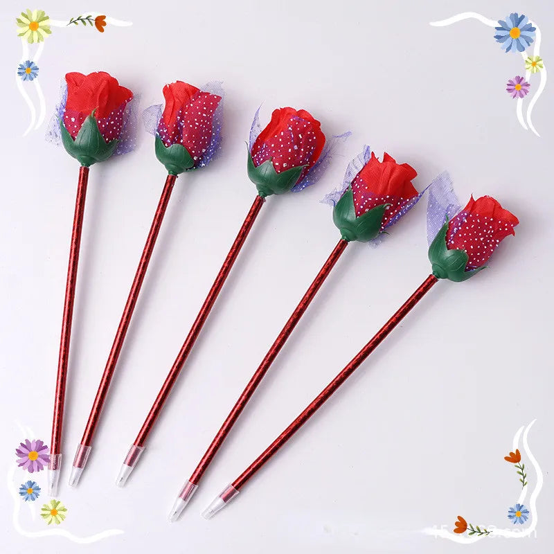 24 Pcs School Supplies Set: Cute Desktop Decorations And Fun Lollipop Ballpoint Pens