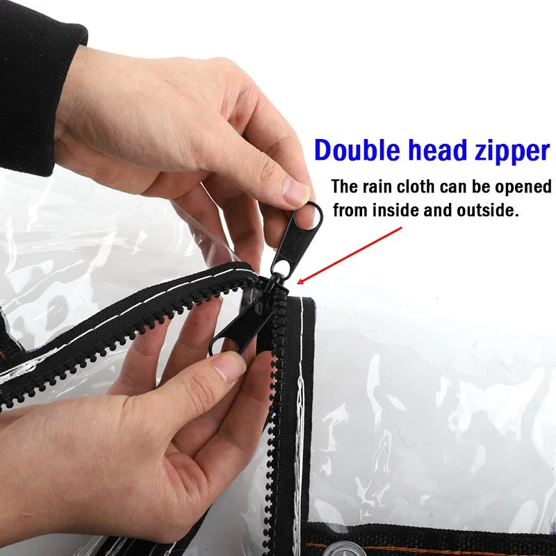 Customize Outdoor Tent Windproof Screen Carwash Room Clearly Waterproof Cloth Yard Pergola Tarpaulin Visible Waterproof Curtain