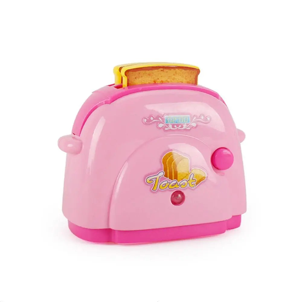 Coffee Machine Household Appliances Toys Toaster Blender Cooking Pretend Play Set Sweeper Vacuum Cleaner Kitchen Toys