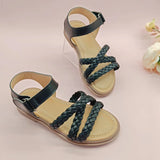 Girls sandals new summer medium and large children princess shoes soft sole shoes