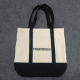 Customized Women Tote Bag Personalized Name Print Logo Zippered Canvas Shopping Tote Bag
