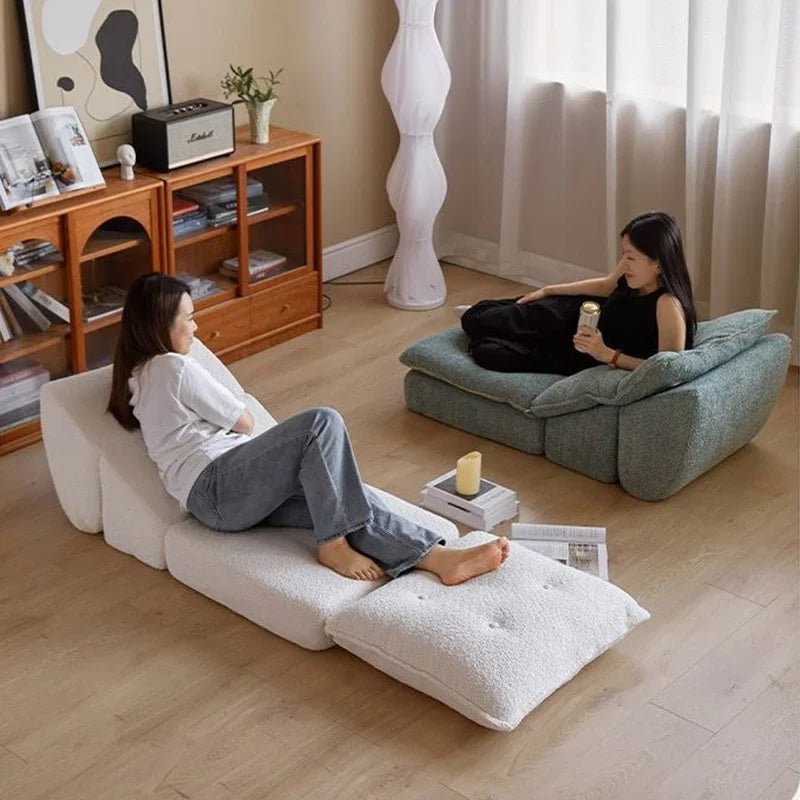Comfortable Multifunctional Sofa Bed Children's Sofas Reclining Lazy Sleeping Beds Modern Tiny Home Portable Balcony Furniture