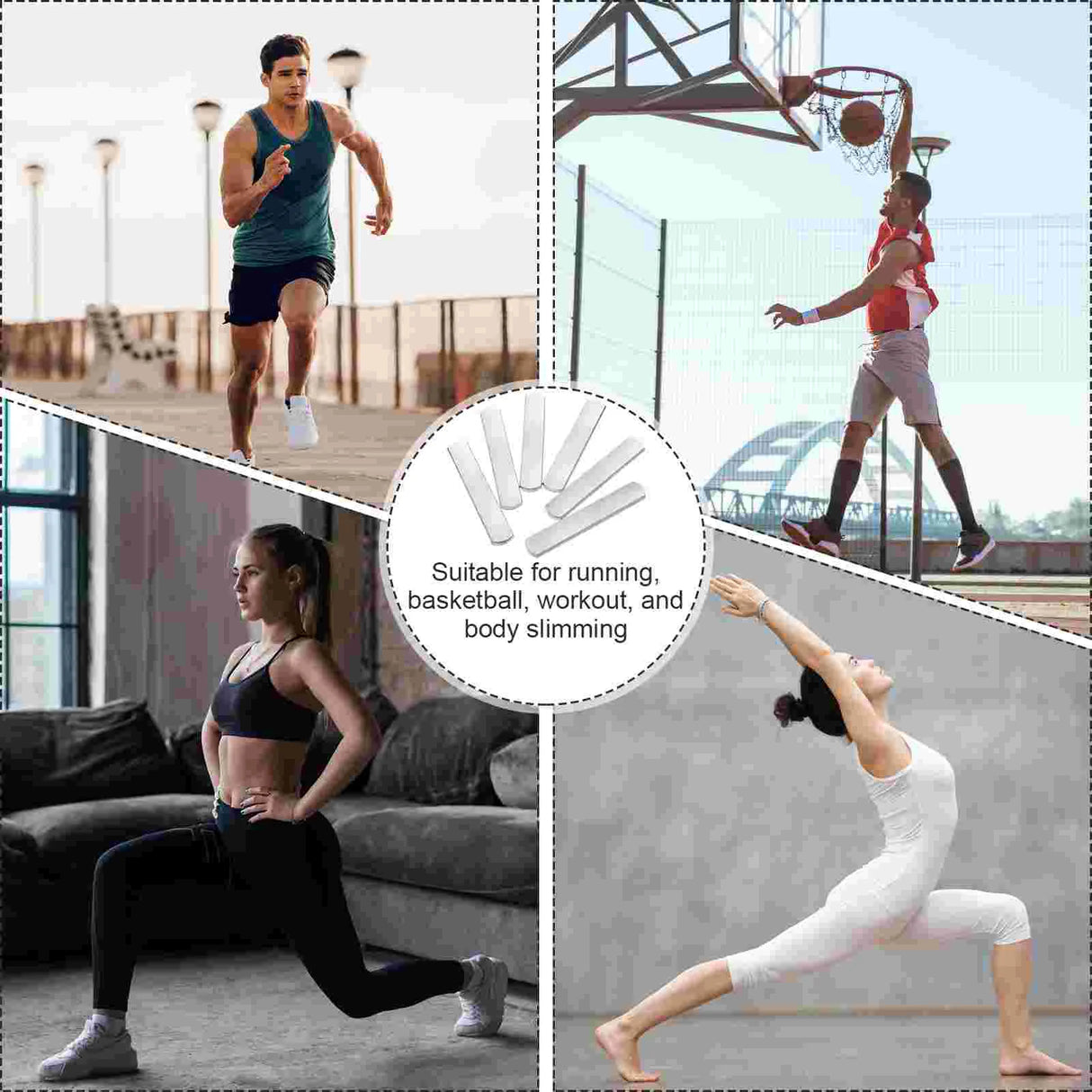 6Pcs Steel Weighted Plates For Vest Fitness Accessories Strength Training Equipment WeightBearing Exercise Body Building Gear