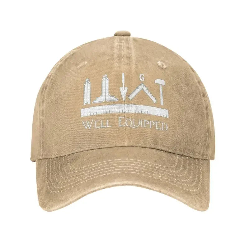 Personalized Cotton Masonic Freemason Baseball Cap for Men Women Breathable Mason Dad Hat Outdoor