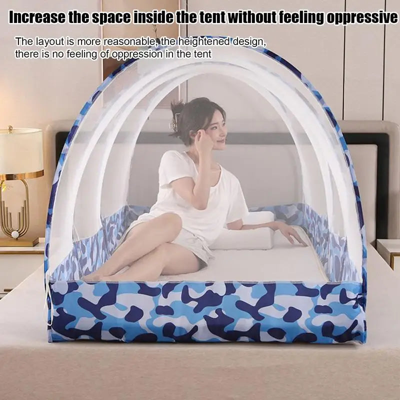 Camping Mesh Net Tent Foldable Mesh Sleeping Net Outdoor Sleeping Screen Houses & Rooms For Canopy Bedroom Patio Beach