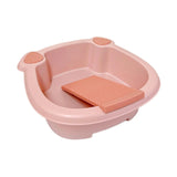 Clothes Washing Basin with Scrubbing Board, Hand Wash Tub for Delicate Items