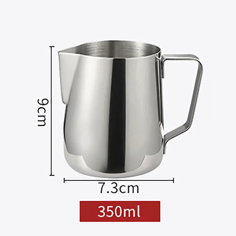 Stainless Steel Milk Frothing Pitcher Espresso Steam Coffee Barista Craft Latte Cappuccino Milk Cream Cup Frothing Jug Pitcher