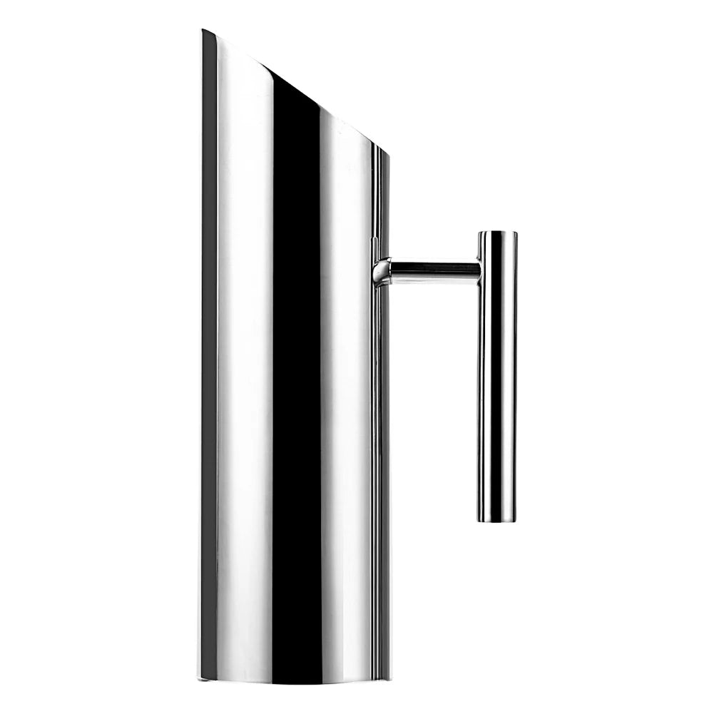 1/2L Pitcher Pot Stainless Steel Kitchen Cold Wine Pitcher Bar Ice Jar Container Fruit Juice Pitcher for Restaurant Cafe Mix Bar