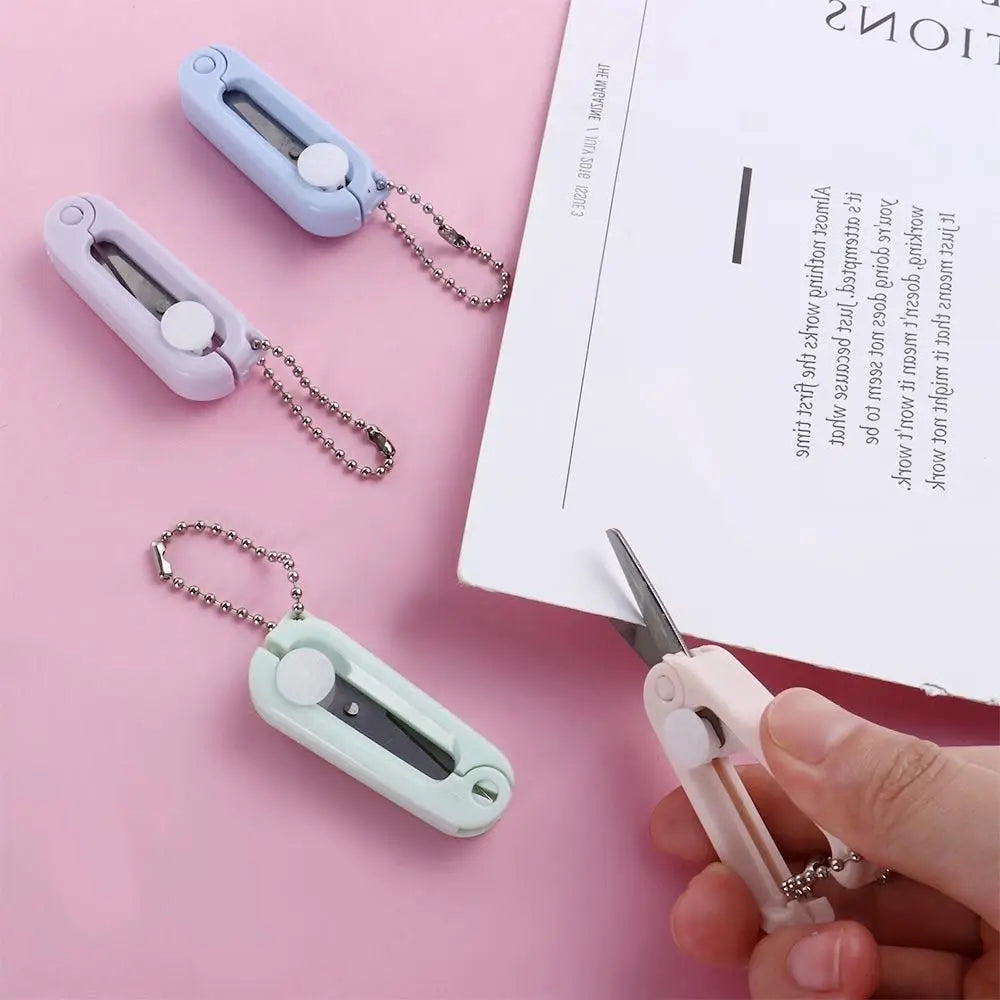 School Supplies Cutting Tools Office Supplies Art Tool Stationery Folding Scissors Scissors Adjustable Stainless Steel Scissors