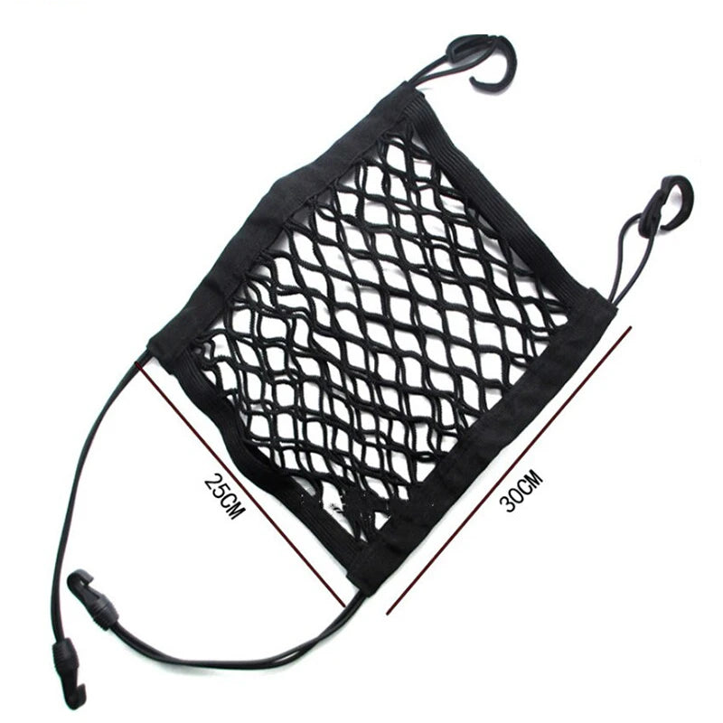 Car Storage Net Bag Between Seats Car Styling Storage Bag Elastic Mesh Net Organizer Auto Accessories