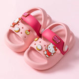 Sanrio girls Sandals Cute cartoon non-slip kids beach shoes