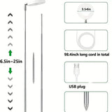 LED Grow Light Full Spectrum Plant Lamp Adjustable Dimmable Growing Lamp LED Hydroponics Lamp with Timer for Indoor Plants Light