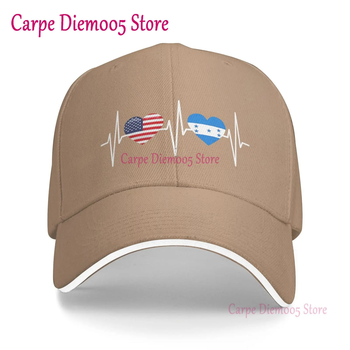 Honduras Flag Unisex Hats Fashion Adjustable Baseball Cap for Men Women