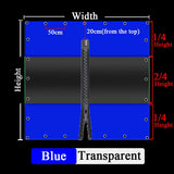 Customize Outdoor Tent Windproof Screen Carwash Room Clearly Waterproof Cloth Yard Pergola Tarpaulin Visible Waterproof Curtain