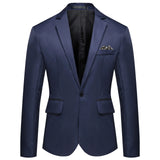 2025 Men's Formal Office Blazer Jacket Suits Solid Fashion Wedding Dress Suit Jacket Coat Male Oversized Casual Blazer Hombre