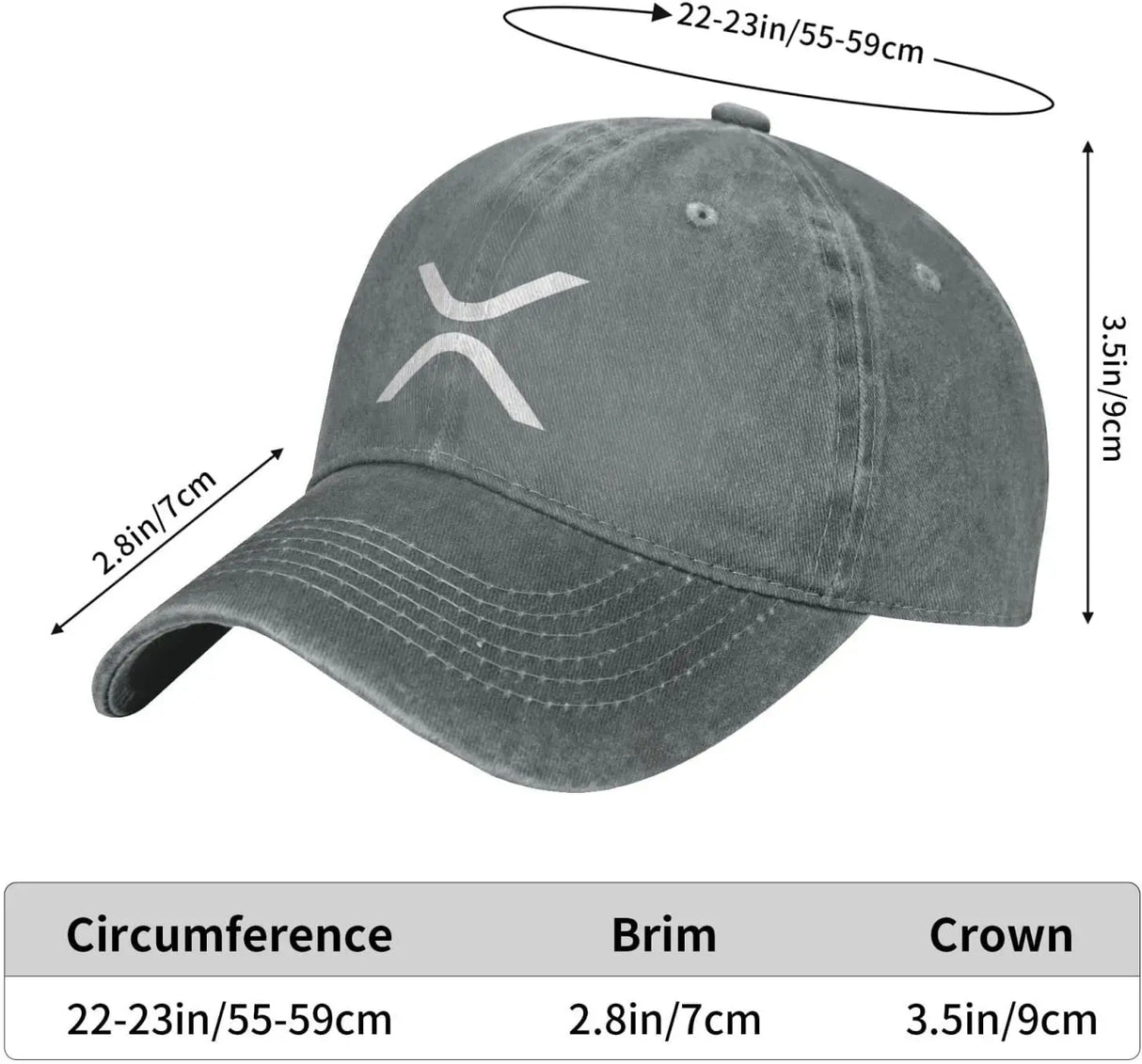 Xrp Ripple? Hat Fashion Cowboy Baseball Hats Black Sunhat Dad Cap for Men Women