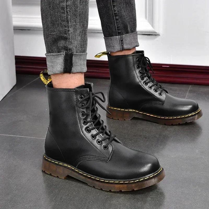 Winter Men Boots Outdoor Leather Ankle Boots Lightweight Couple Casual Boots Designer Women Work Boots Classic Handmade Boots