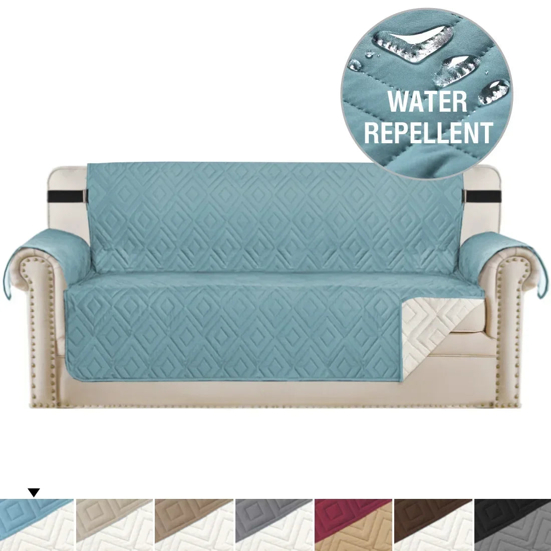 Anti Slip and Waterproof Sofa Cover 1/2/3/4 Seater Non Slip Covers Four Seasons Universal Sofa Dust Cover for Living Room Home