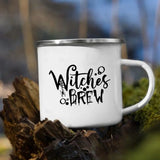 Witches Brew Coffee Mug Halloween Enamel Mug  halloween party mug gift Halloween Mug Drinkware Autumn Cup