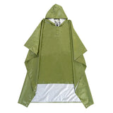 3 in 1 Waterproof Adult Long Raincoat Women Men Rain Coat Jacket Hooded Poncho for Outdoor Hiking Travel Fishing Rainwear Suit