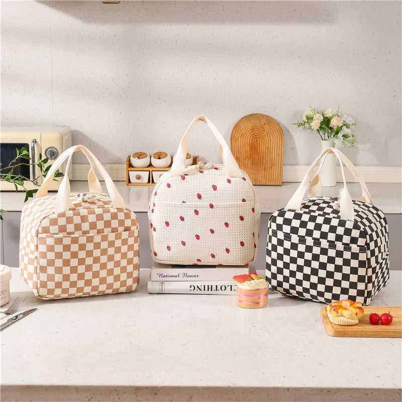 Lunch Bag for Women Girls Men,Cute Women Lunch Bags,Soft Leakproof Large Lunch Bag for Work,Picnic or Travel,Reusable Insulated