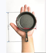 Cast Iron Mini Omelette Pan Non-Stick Omelette Dumpling Divine Hot Frying Pans Breakfast Omelette Portable Small Cooking Eggs