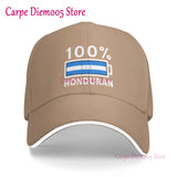 Honduras Flag Unisex Hats Fashion Adjustable Baseball Cap for Men Women