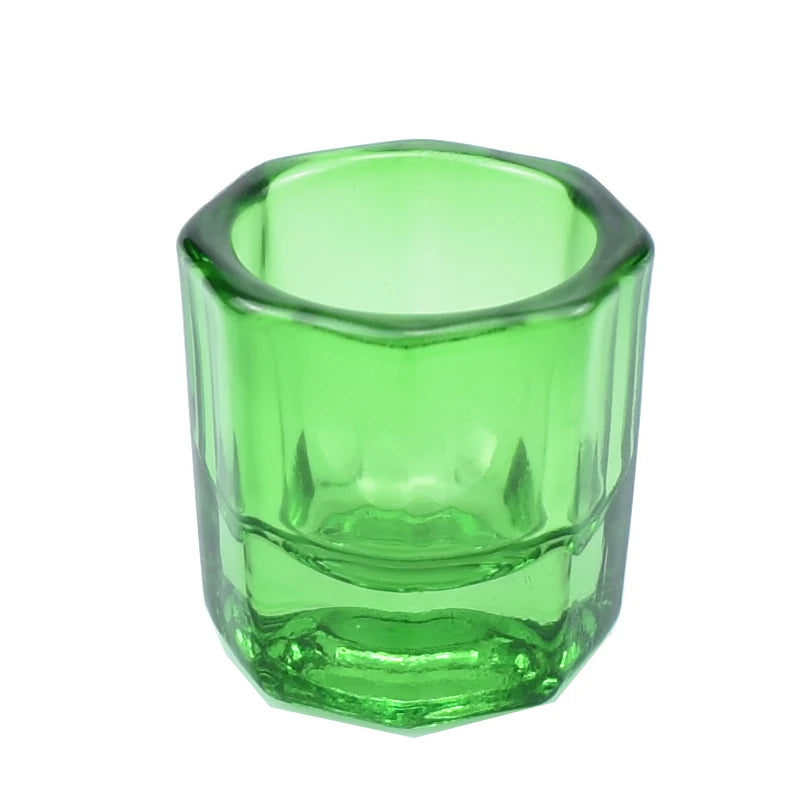 Dentistry Mixing Bowls Glass Dish Household Octagonal Cups for Dental Lab Powder Holder Container Tool