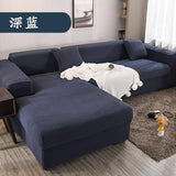 Sofa Cover for Living Room Thick Elastic Polar Fleece 1/2/3/4 Seater L-shaped Corner Sofa Cover for Sofa Chaise Longue