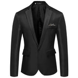 2025 Men's Formal Office Blazer Jacket Suits Solid Fashion Wedding Dress Suit Jacket Coat Male Oversized Casual Blazer Hombre
