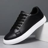 Black Men's Casual Shoes Style Trend Shoes Autumn New Fashion Casual Sneakers for MenNon-slip Lightweight Comfort Flats Shoes