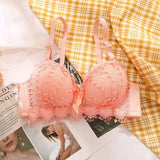 ropa interior femenina Women's Non-Underwire sexy  Bra for women black/white underwear girls lingeries lace beautiful active bra