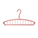 1pc Space Saving Multi-Hole Clothes Hanger For Home, Dorm, And Travel - Foldable Drying Rack For Trousers, Shirts, And Skirts