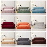 1/2/3/4 Seater Sofa Cover Single Double Three Four-Seater Elastic All-inclusive Dustproof Sofa Cover Yksivärinen sohvan kansi
