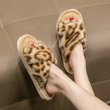 Women's Fuzzy Open-Toe Slippers Spring&Fall- Plush House Slides for Indoor, Cozy Non-Slip Bedroom Shoes for Ladies& Couples