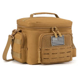Tactical Thermal Cooler Bag Outdoor Heavy Duty Lunch Box Work Leakproof Insulated Durable Lunch Bag for Men Meal Camping Picnic