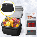 Lunch Bag Adjustable Shoulder Strap  Box Upgraded Leakproof Collapsible Large Work Capacity Thick Insulation Camping Outdoor