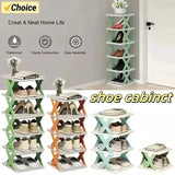 Shoes Racks Storage Organizer  Detachable Shoe Racks Saves Family Household Rack Multi Layer Simple Shoes Shelf Color Cabinet