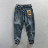 Winter New Thickened Velvet Casual Jeans for Men Clothing Washed Soft Cotton Streetwear Oversize Men Trousers K1009