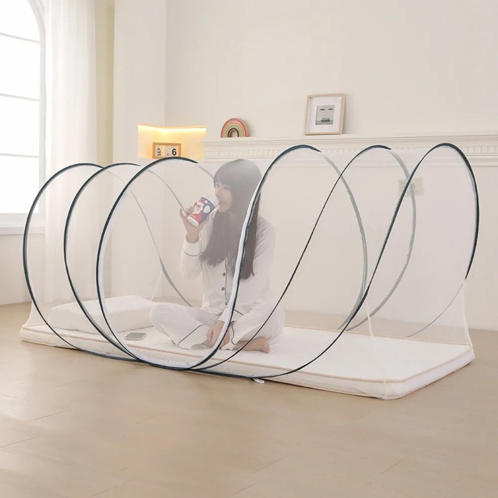 Screen Tent Anti Mosquito Travel Mosquito Net Adjustable Single Folding Mosquito Net Portable Mosquito Net Bed Dormitory
