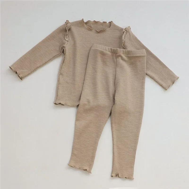 Spring Winter Toddler Girls Clothes Ser Girls Pajamas Sets Kids Underwear Baby Girls Clothes Sets