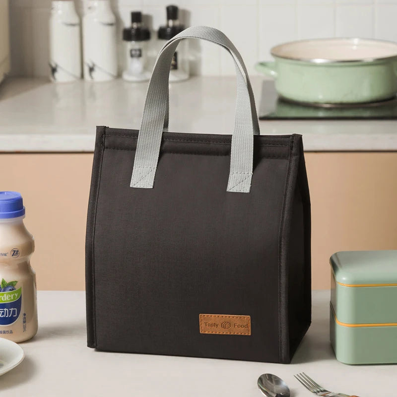 Lunch Bags for Women Men Reusable Insulated Lunch Box Portable Thermal Cooler Bag Waterproof Bento Box Bag Lunch Box Tote Bag