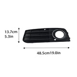 For Audi A4 B8 A4L 2008 2009 2010 2011 2012 Front Bumper Fog Lights Grille Grill Cover hole Car-Styling Griller Headlight DRL