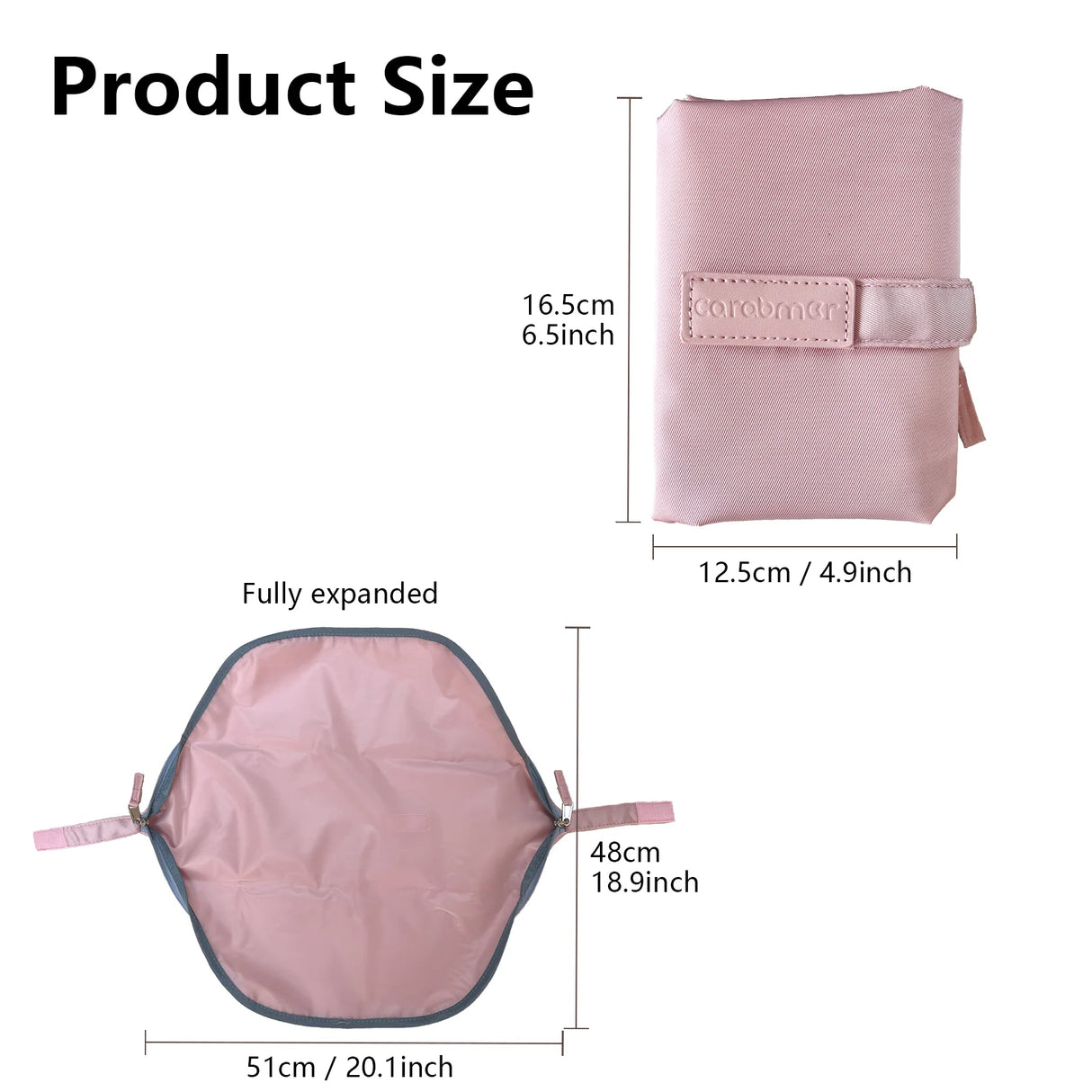 Lunch Bag - When Completely Unzipped it Becomes a Placemat, Food Bag for Men & Women, Flexible, Foldable, Lightweight
