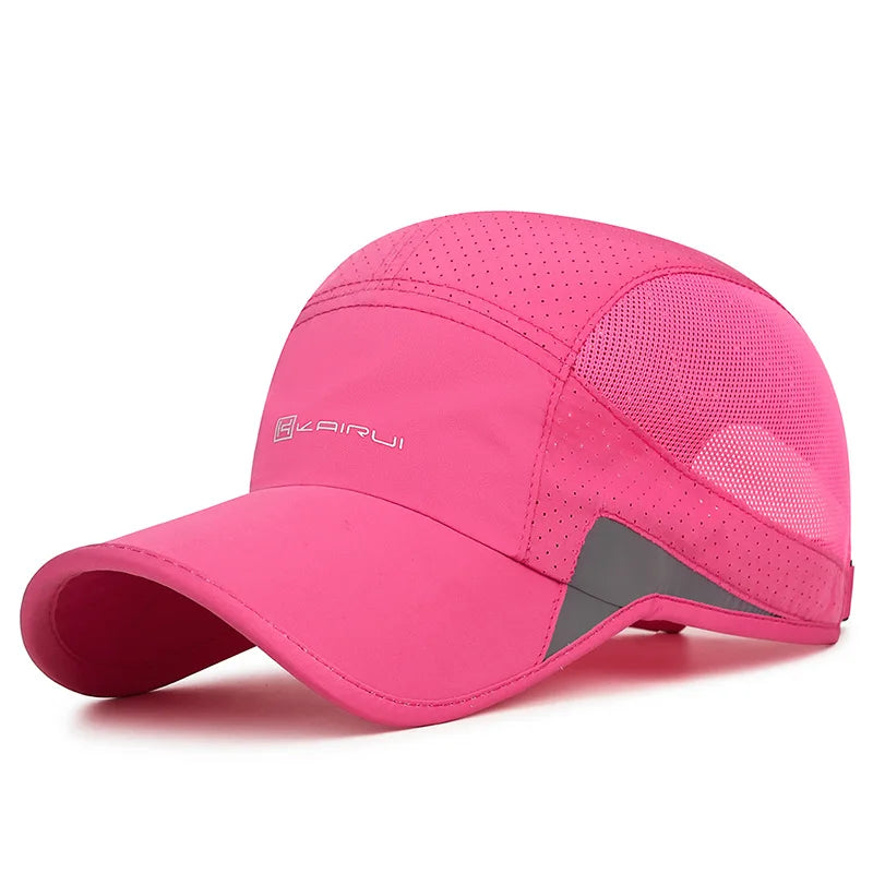 Quick-Dry Breathable Sun Protection Hat - Lightweight Outdoor Fishing & Baseball Cap  for Men & Women