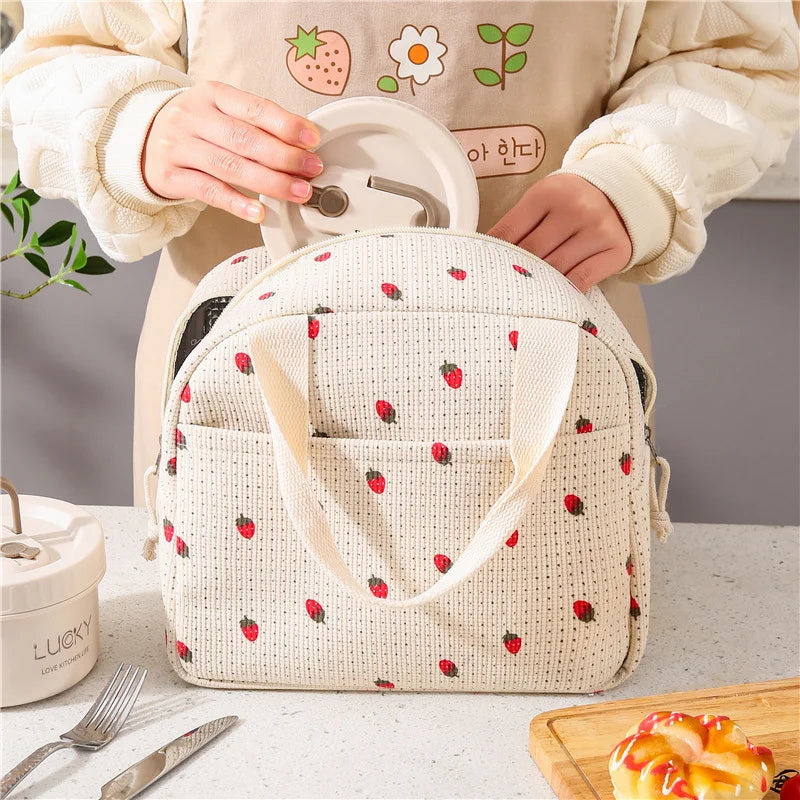 Lunch Bag for Women Girls Men,Cute Women Lunch Bags,Soft Leakproof Large Lunch Bag for Work,Picnic or Travel,Reusable Insulated