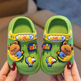 Cute Cartoon Children Slippers Breathable and Anti-slip EVA Soft Bottom for Boys and Girls Slippers Kids Shoes
